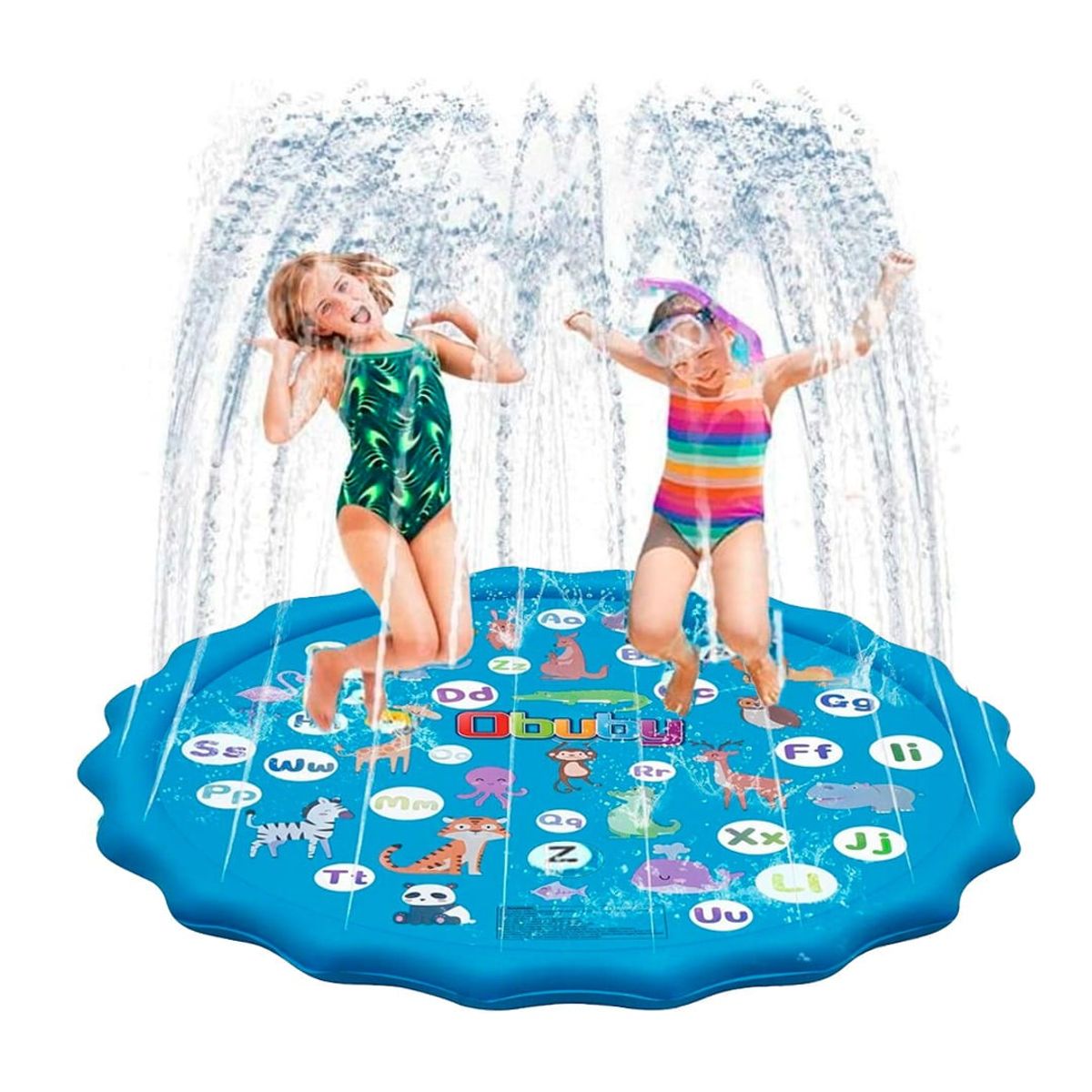 GENERICO - Alfombra Piscina Lanza Agua Rociador 145cm