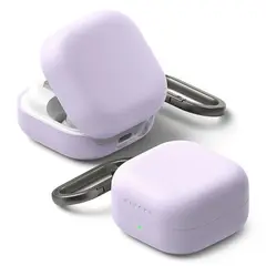 RINGKE - Carcasa Funda para Galaxy Buds 4 / 4 Pro Silicona Morado