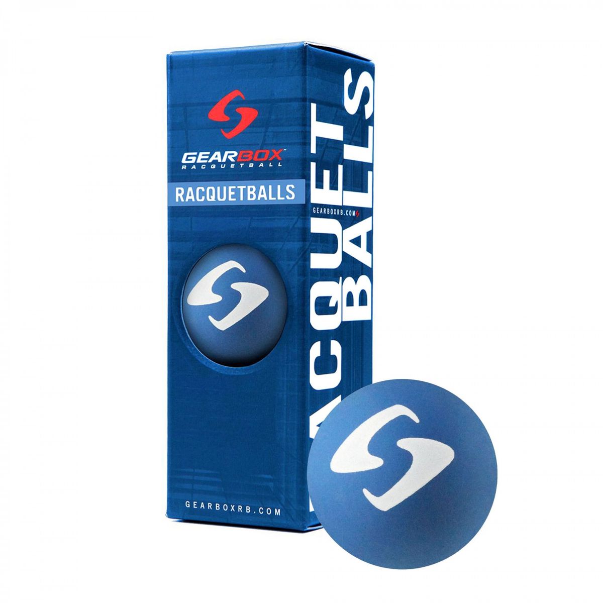 GEAR BOX - PELOTA DE RACQUETBALL GEARBOX ELECTRIC BLUE X3