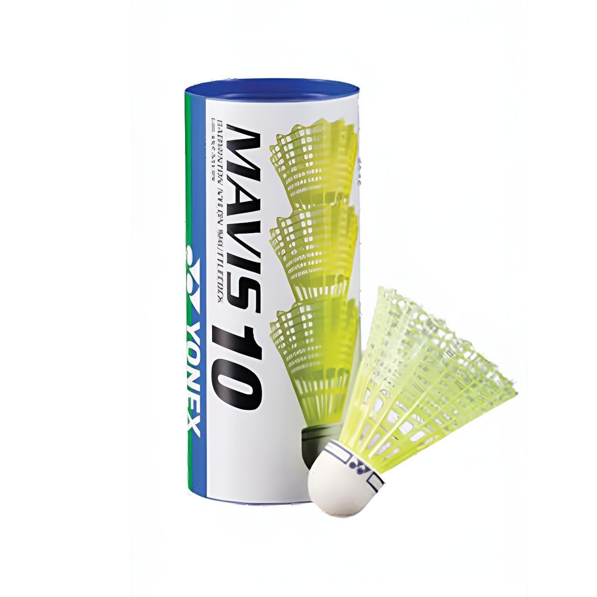 YONEX - PLUMILLA DE BADMINTON YONEX MEDIUM 10CBP AMARILLA X3