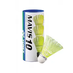 YONEX - PLUMILLA DE BADMINTON MEDIUM 10CBP AMARILLA X3