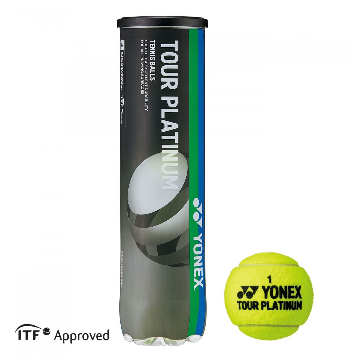 YONEX - PELOTA DE TENIS YONEX TOUR PLATINUM X4