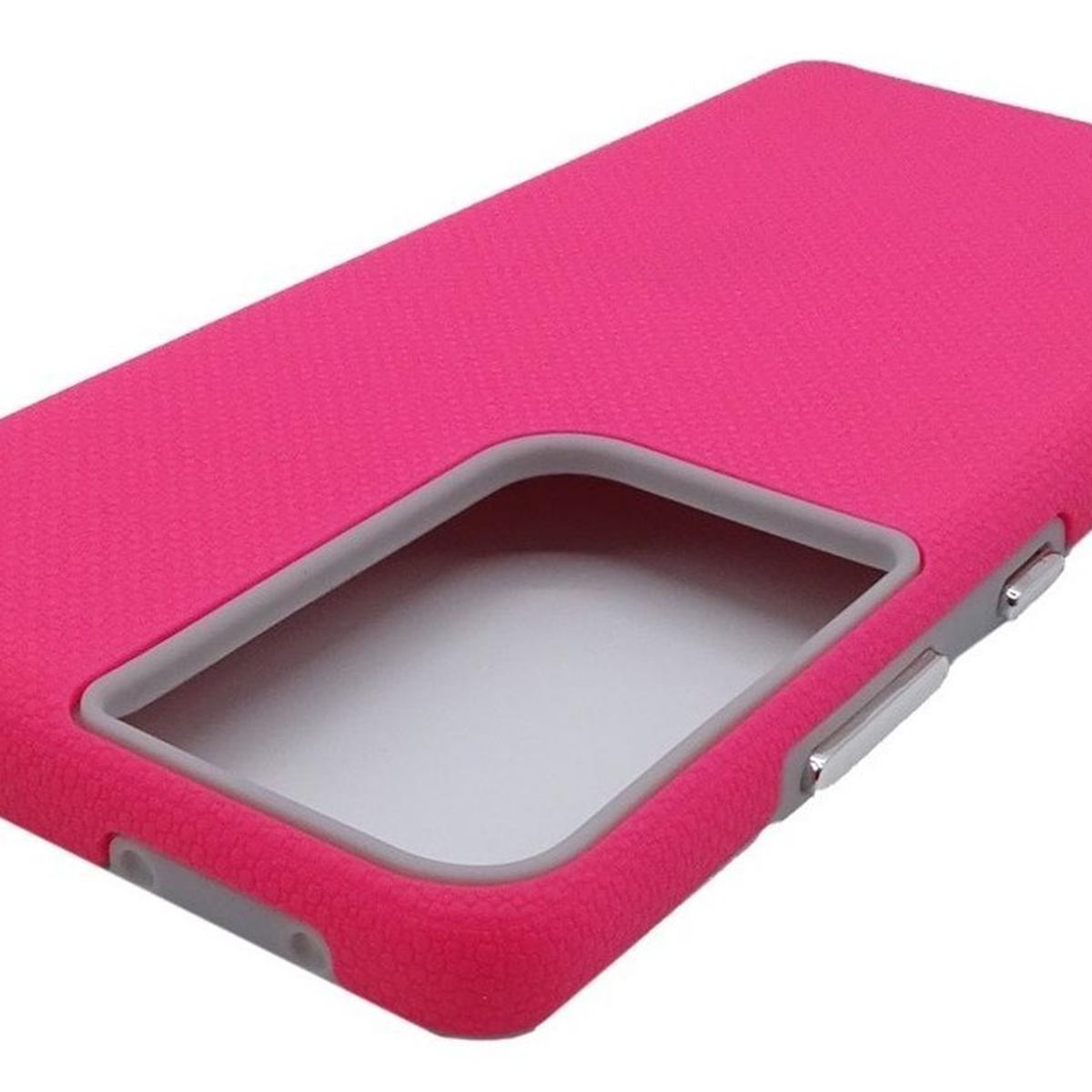 GENERICO - Carcasa para Samsung S21 Ultra Rugged Antideslizante - Rosa