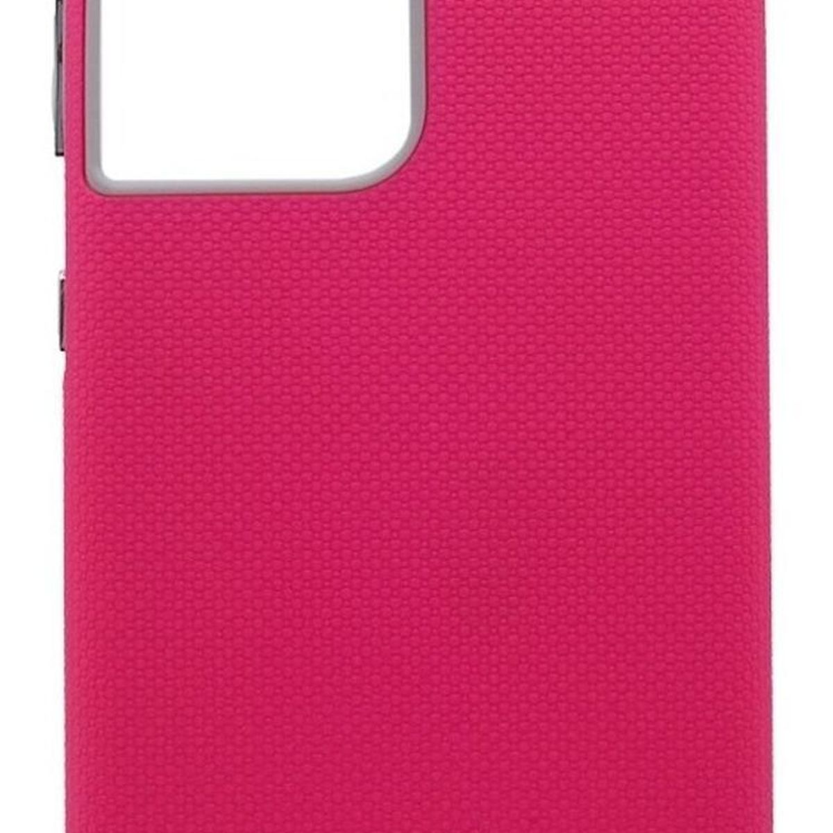 GENERICO - Carcasa para Samsung S21 Ultra Rugged Antideslizante - Rosa