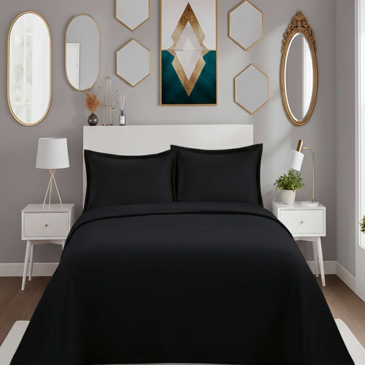 GENERICO - Juego de Sábanas Polar Premium Plaza y Media Térmicas Extra Suaves