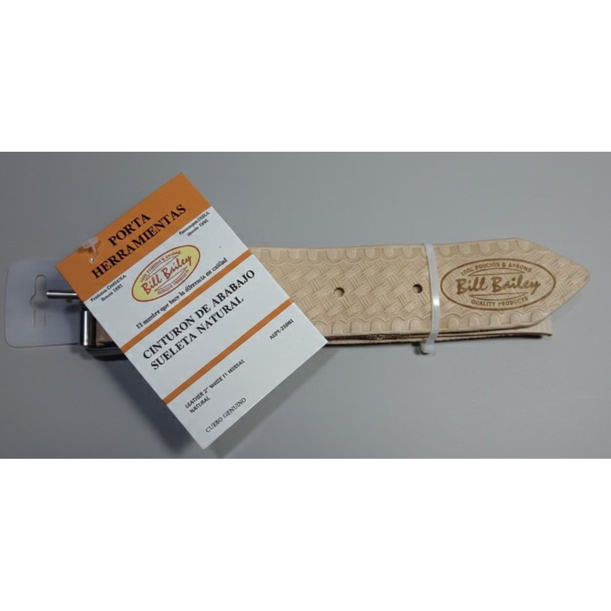 GENERICO - CINTURON DE SUELETA NATURAL PARA BOLSA PORTAHERRAMIENTAS