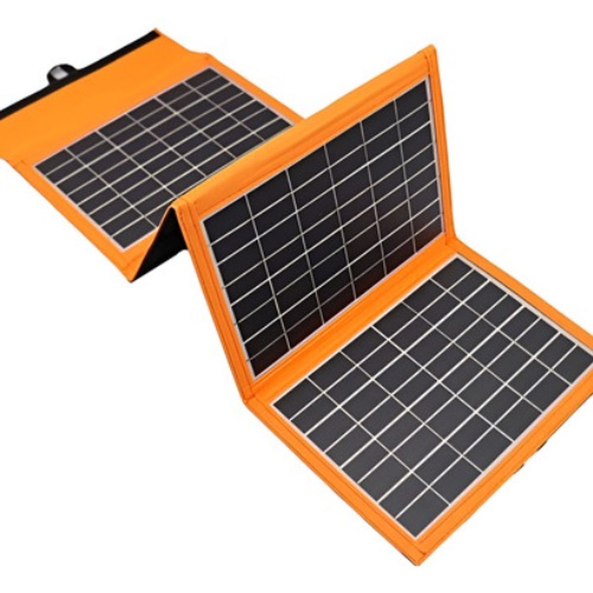 GENERICO - Panel Solar Portátil Bolso 2 Usb Para Carga 18v 40w Negro - 220094 6v