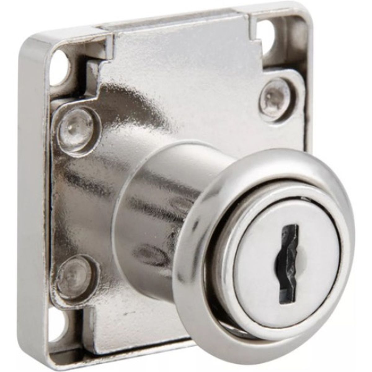 GENERICO - Cerradura Muebles Cajones Seguridad Locker Acero Inoxidable Plata - 309017