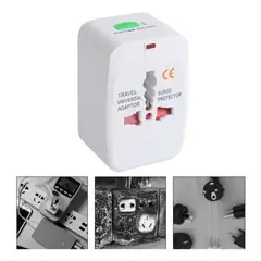 GENERICO - Pack 3 Adaptador Enchufe Universal Viajero Internacional