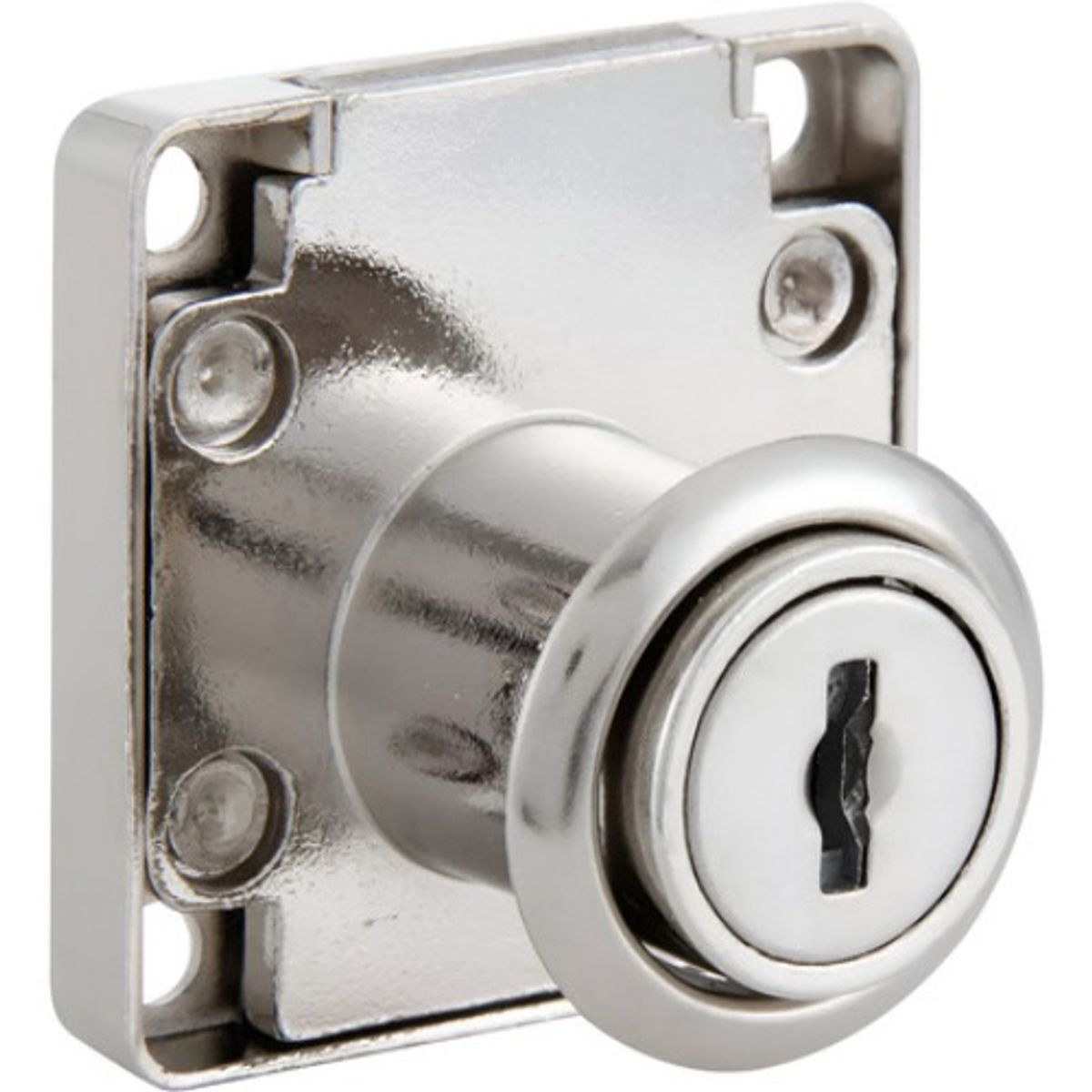 GENERICO - Cerradura Muebles Cajones Seguridad Locker Cerrojo Plata - 309016