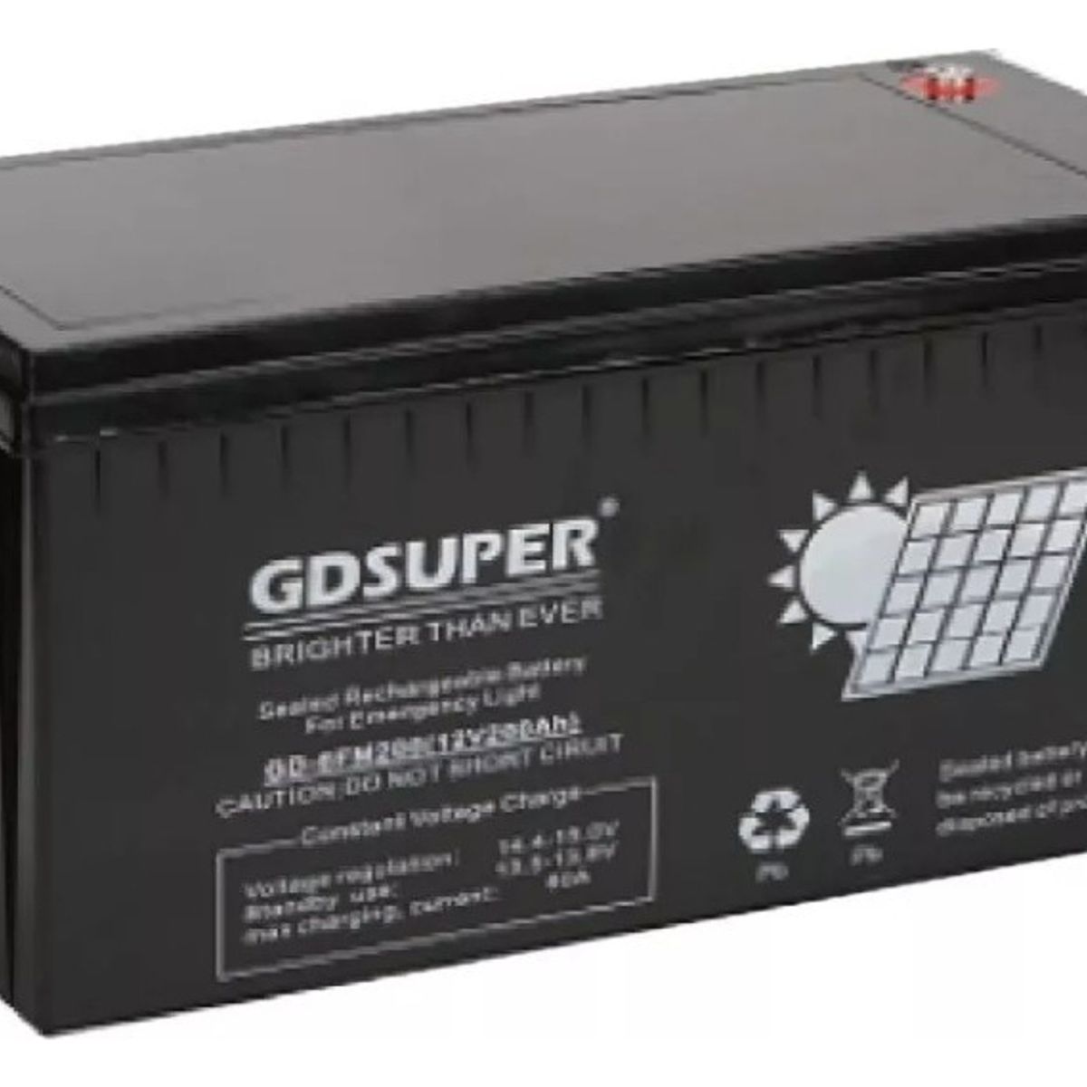 GENERICO - Batería Ciclo Profundo Qp Gel 12v 200ah Energía Solar 220068a