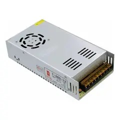 GENERICO - Fuente De Poder Switching 12v 25a Transformador 217005 Negro