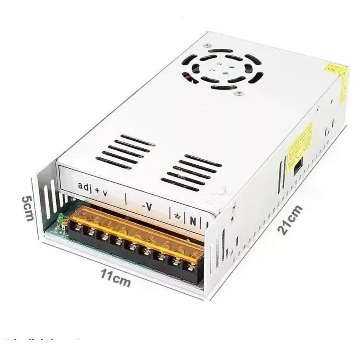GENERICO - Fuente De Poder Switching 12v 25a Transformador 217005 Negro