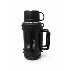 MEGA - Termo Acero Inoxidable 1.7l Infinity Con Tapa Tipo Taza Negro