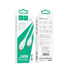 HOCO - Cable Tipo C A Tipo C Carga Super Rapida 240w
