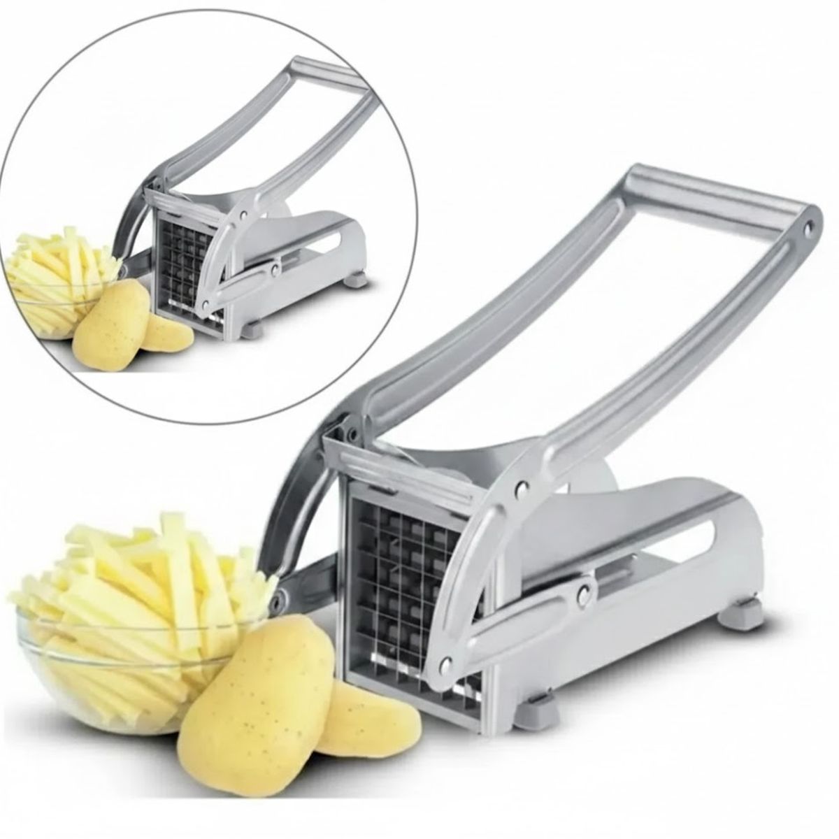 GENERICO - Cortador Máquina Papas Fritas Francesa Acero Inoxidable