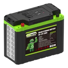 GENERICO - Batería Qp 12v 20ah Energía Solar Usb 5v Plomo Acido Lintern