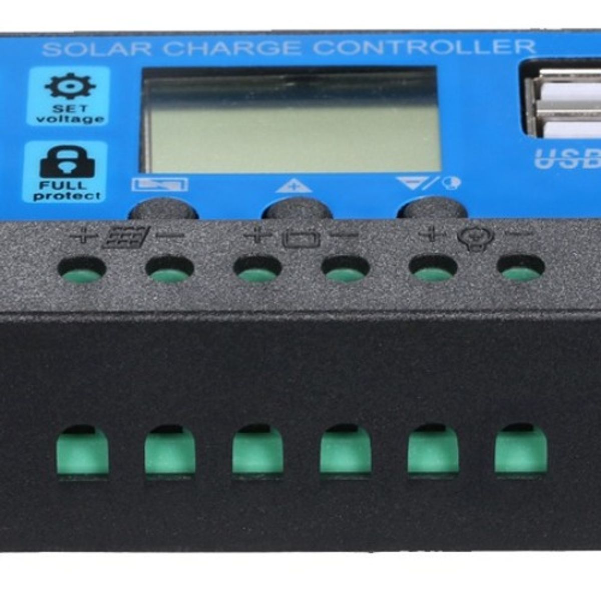 GENERICO - 10a 12v24v Controlador De Carga Solar Pwm Inteligente