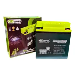 GENERICO - Batería Ciclo Profundo Qp Gel 12v 20ah X4 Usb Energía Solar