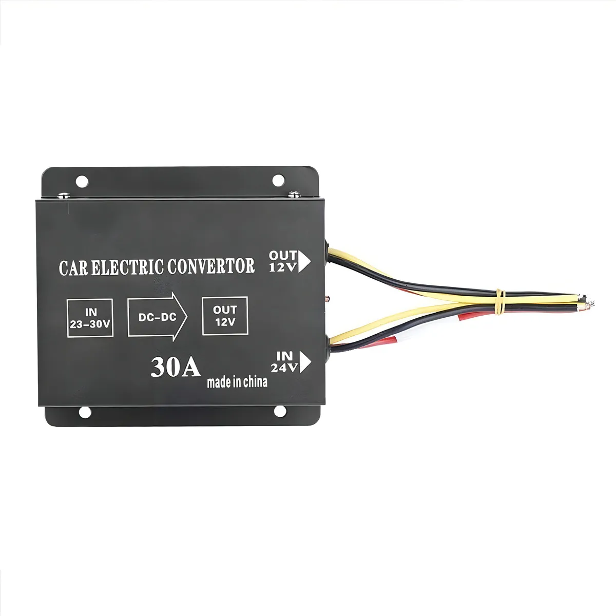GENERICO - Transformador Conversor BETENSH 24V a 12V 30A Para Vehículos de 24V