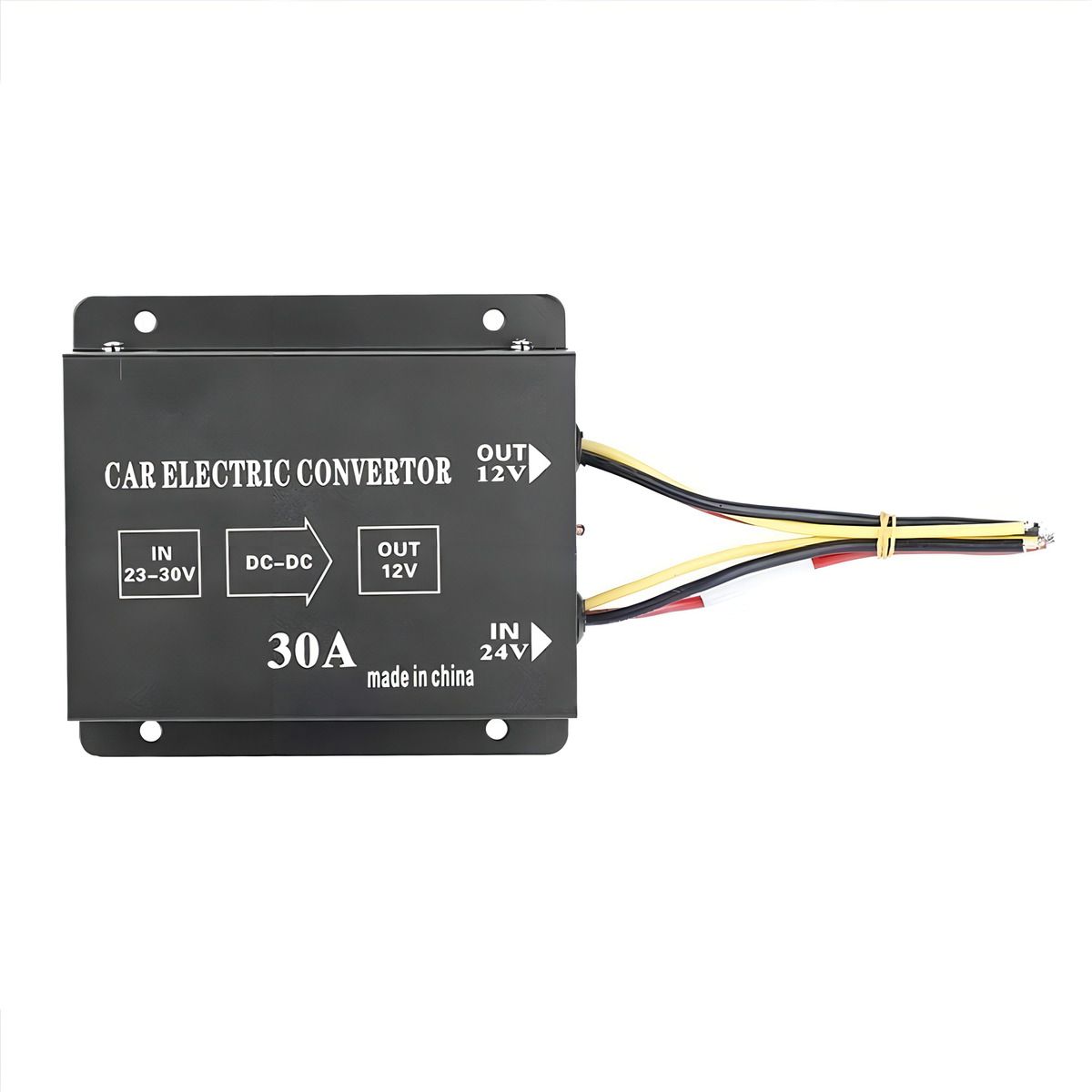 GENERICO - Transformador Conversor BETENSH 24V a 12V 30A Para Vehículos de 24V