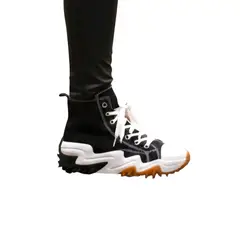 HERIEL - Zapatilla Lona Plataforma Alta Tendencia Urbana