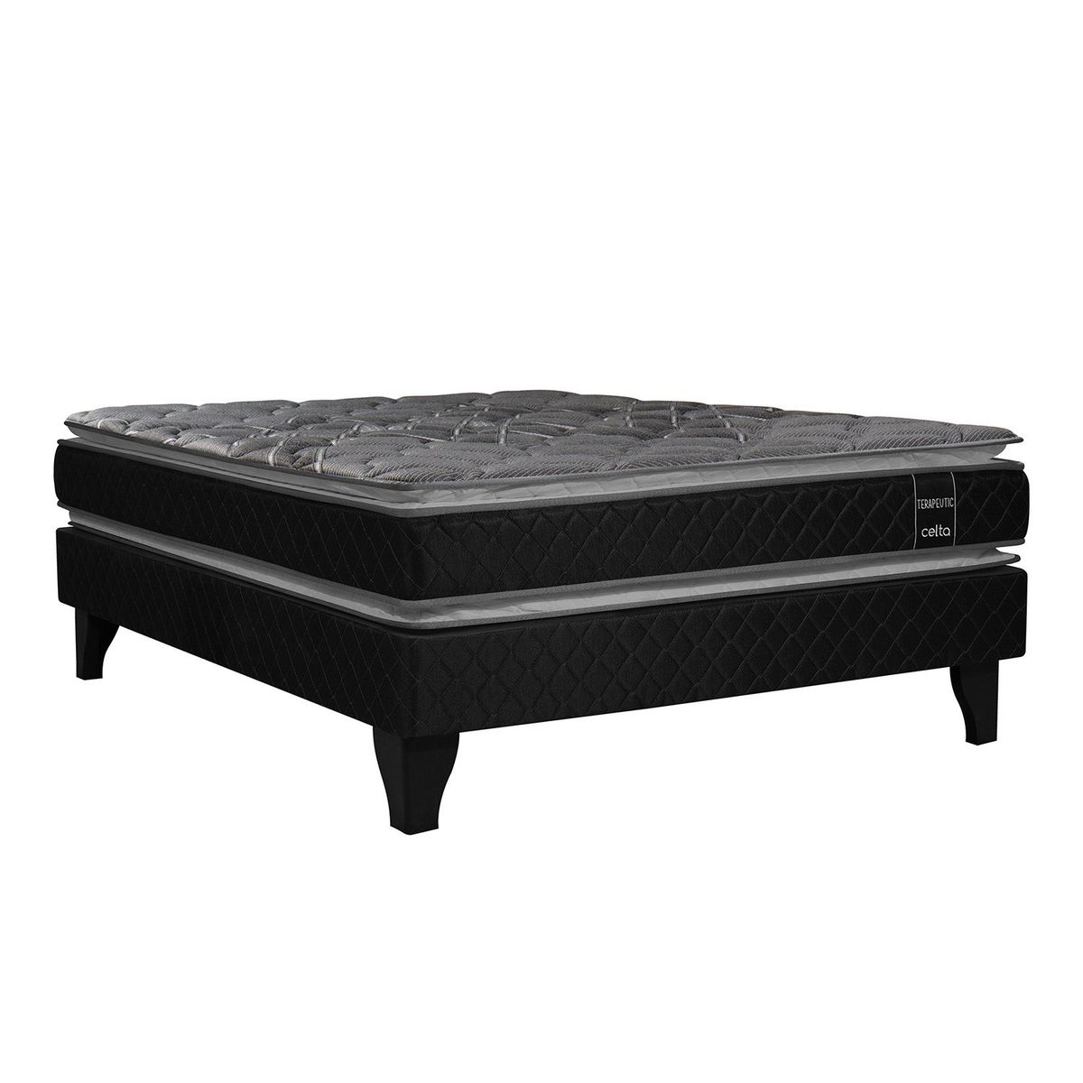 CELTA - Cama Europea Terapeutic 2 Plazas X 1.90Mt Base Normal Celta