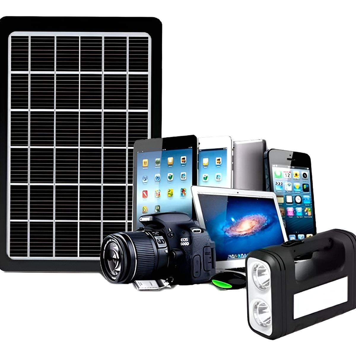 GENERICO - Cargador Panel Solar 8w 6v Celular Energía Solar Camping 220059