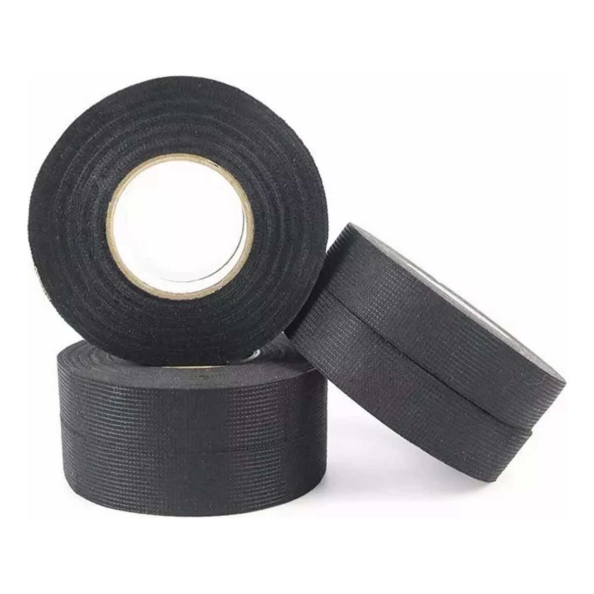 5× Cinta Tela Adhesiva Aislante Cableado Automotriz 15m20mm Negro - 223647, marca GENERICO - Foto Principal