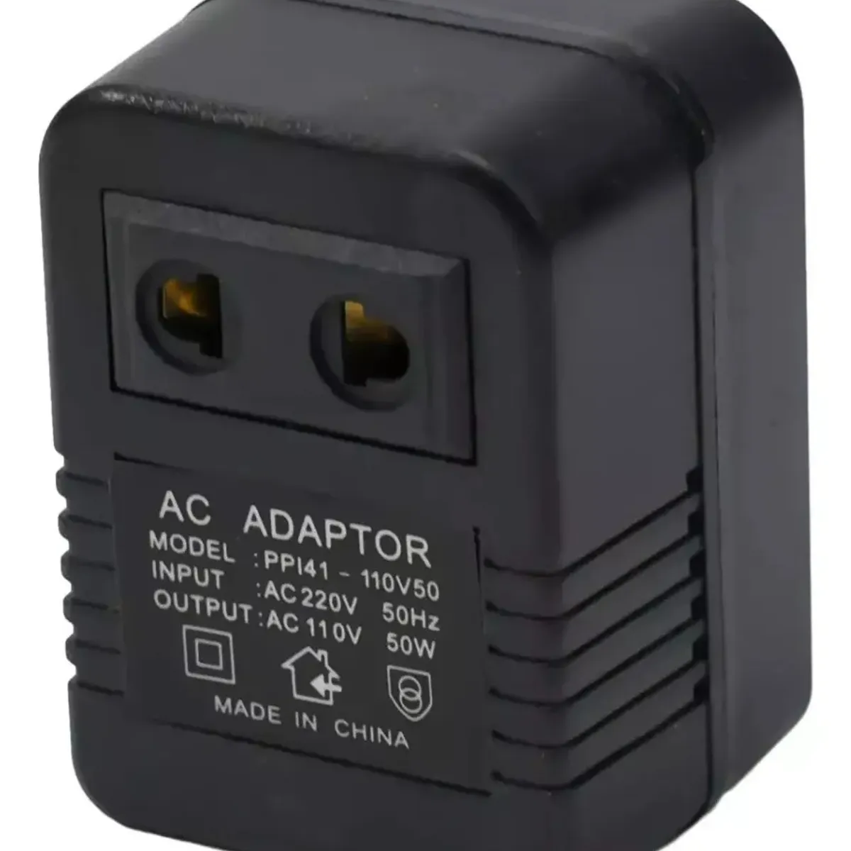 Adaptador 220v A 110v Corriente Transformador 50watts Max, marca GENERICO - Foto Principal