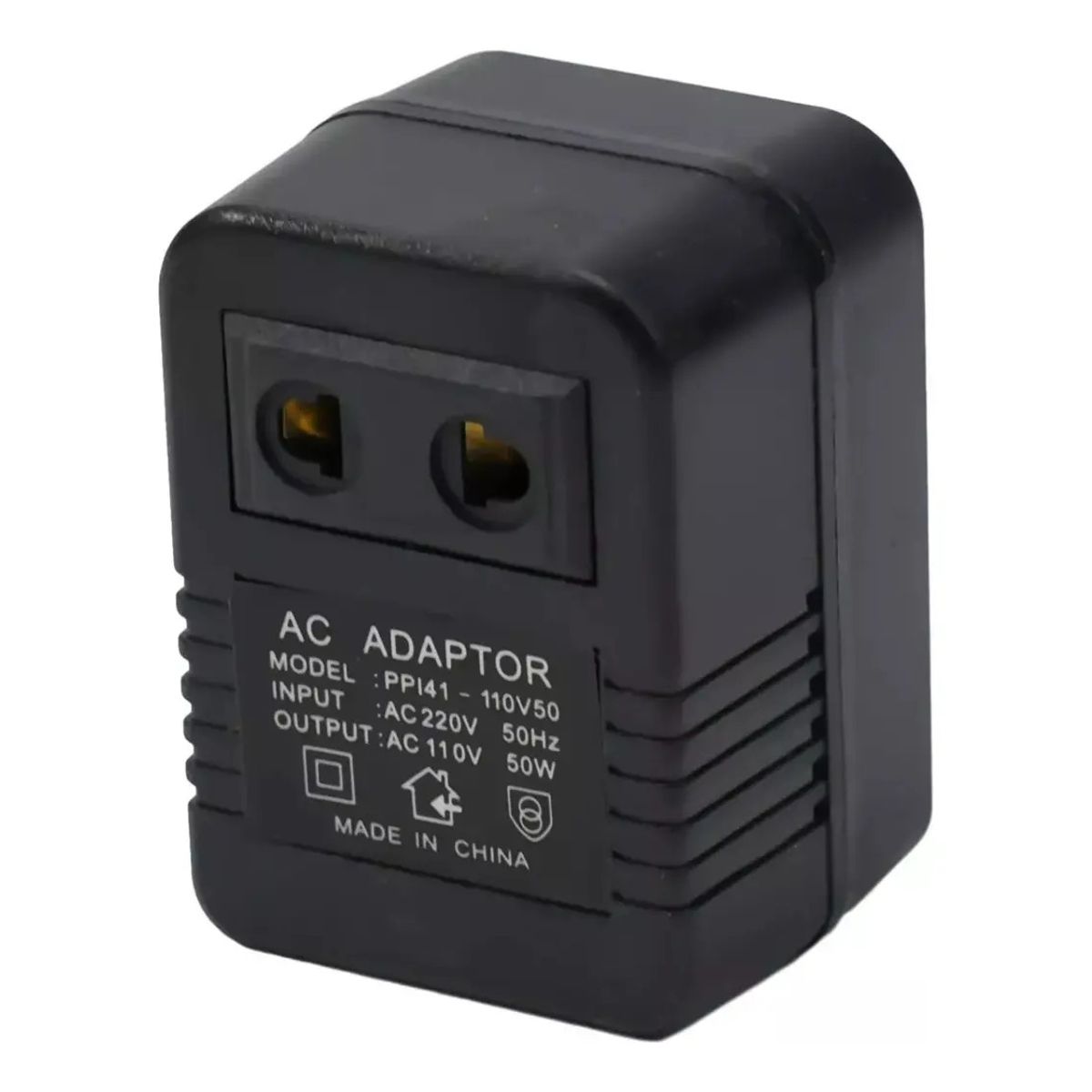 Adaptador 220v A 110v Corriente Transformador 50watts Max, marca GENERICO - Foto Principal