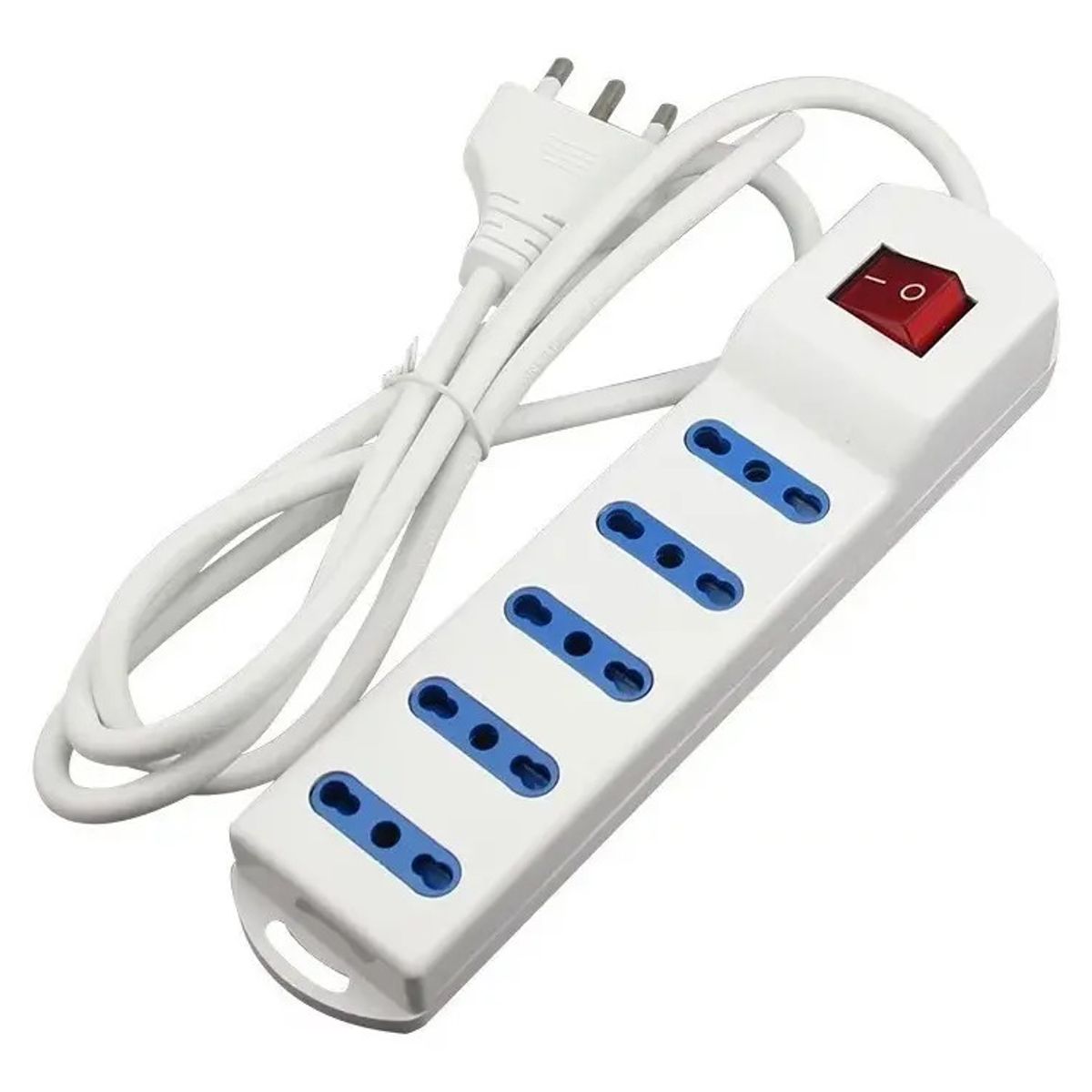 Alargador Zapatilla Eléctrica 5 Posiciones 1.5 Metros Color Blanco, marca GENERICO - Foto Principal