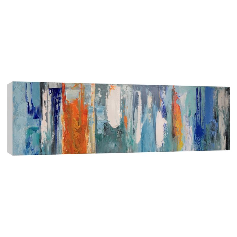 RONDA - Cuadro Oleo Multicolor 40 X 120 Cm Ronda