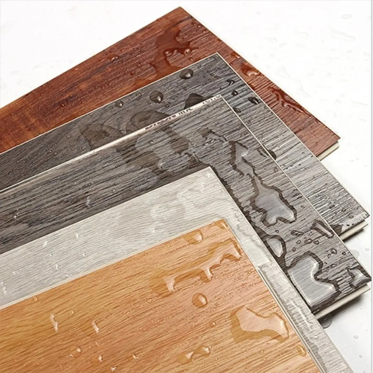 GENERICO - Pack 10 Lamina Pared Madera Vinilico Adhesivo Piso 15x91cm