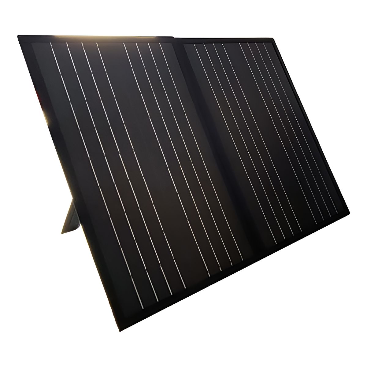 GENERICO - Panel Solar Portátil Bolso 2 Usb Para Carga 6v 10w Color Negro - 220092