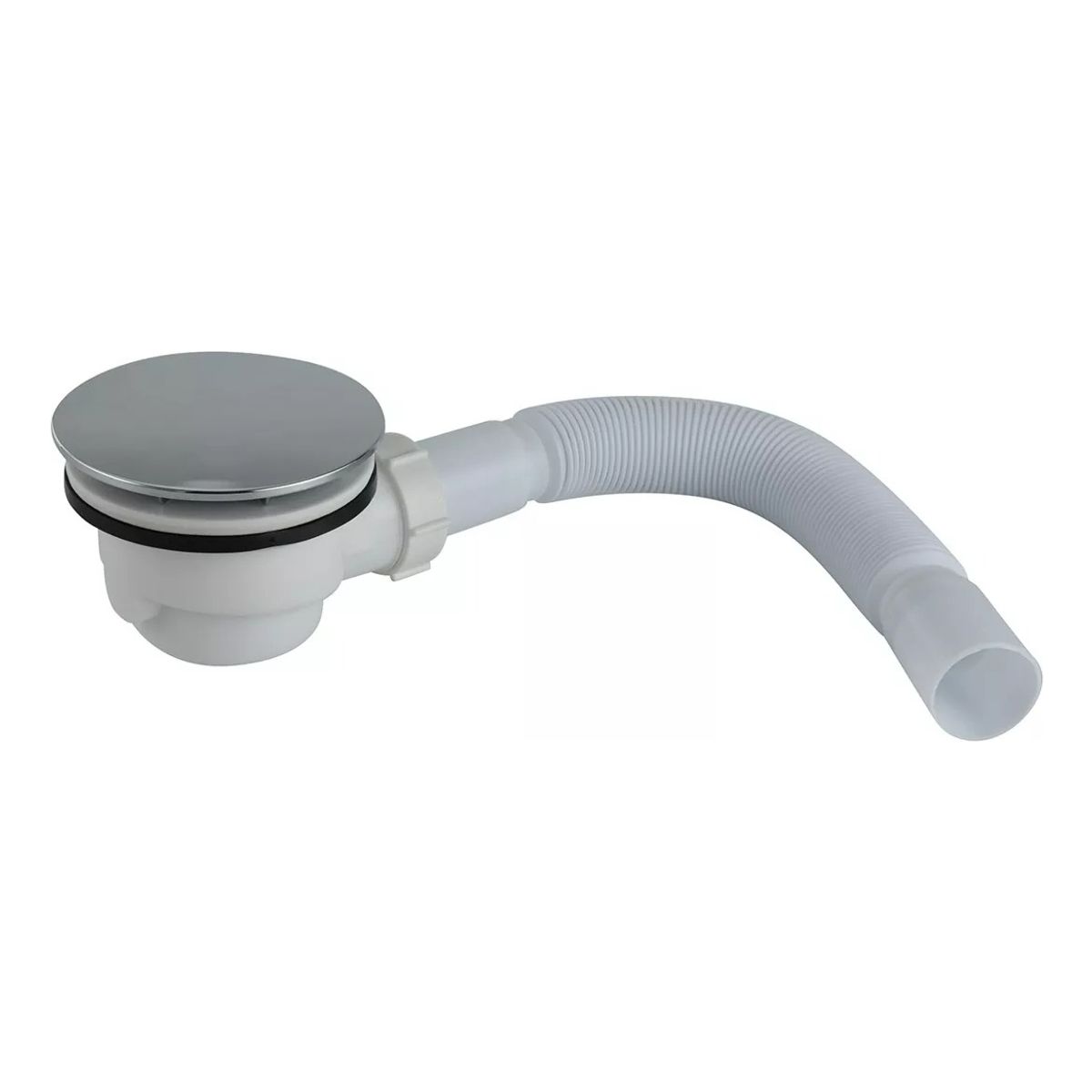 GENERICO - Desague Y Sifon Para Receptaculo Shower Door 120 Mm Color PLATA - 301028