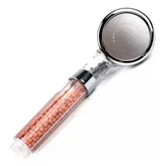 GENERICO - Eco Telefono Spa Cabezal Mango Filtrador Ahorradora Ducha Color Plateado