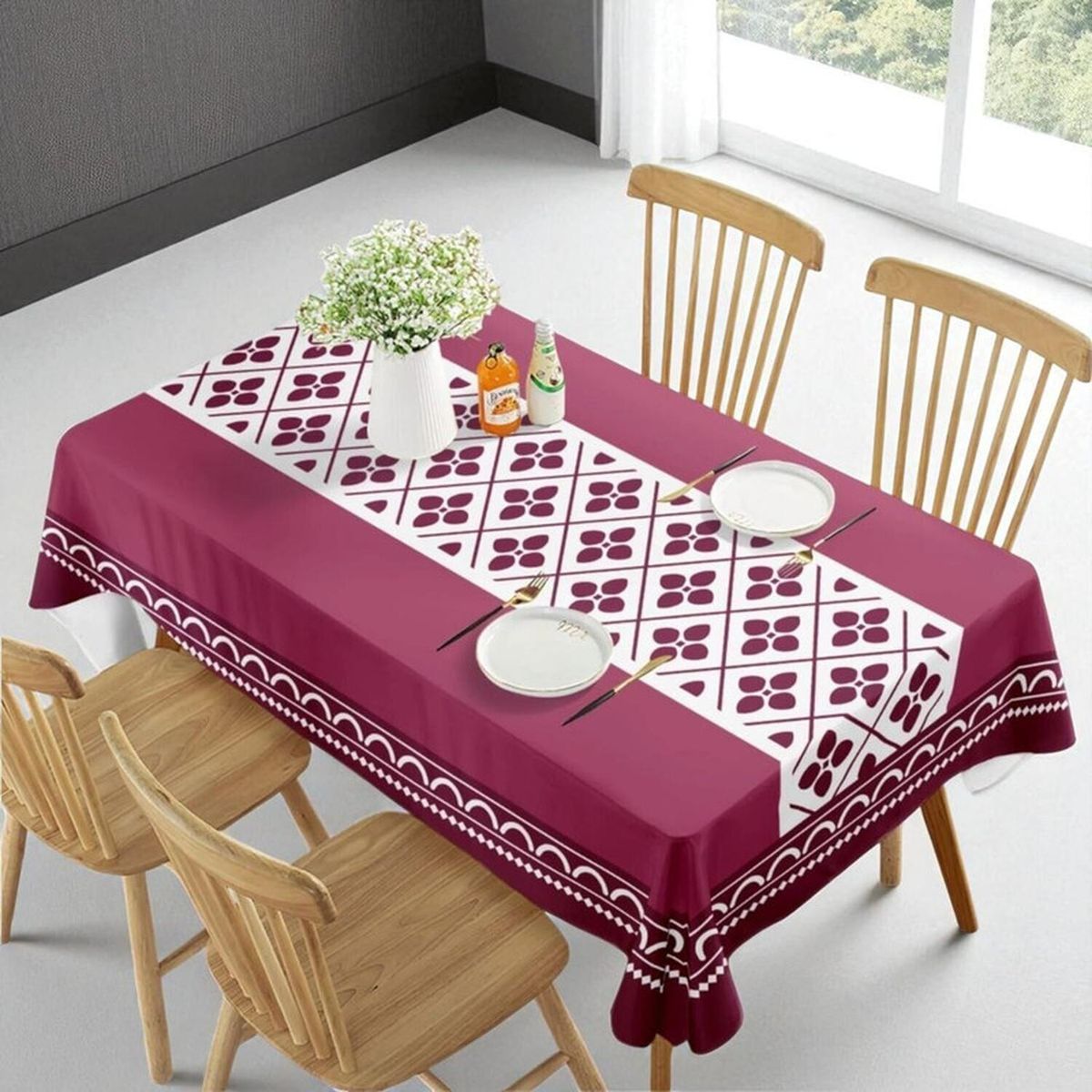 GENERICO - Mantel De Mesa Rectangular 140cm X 220cm Impermeable - Multicolor
