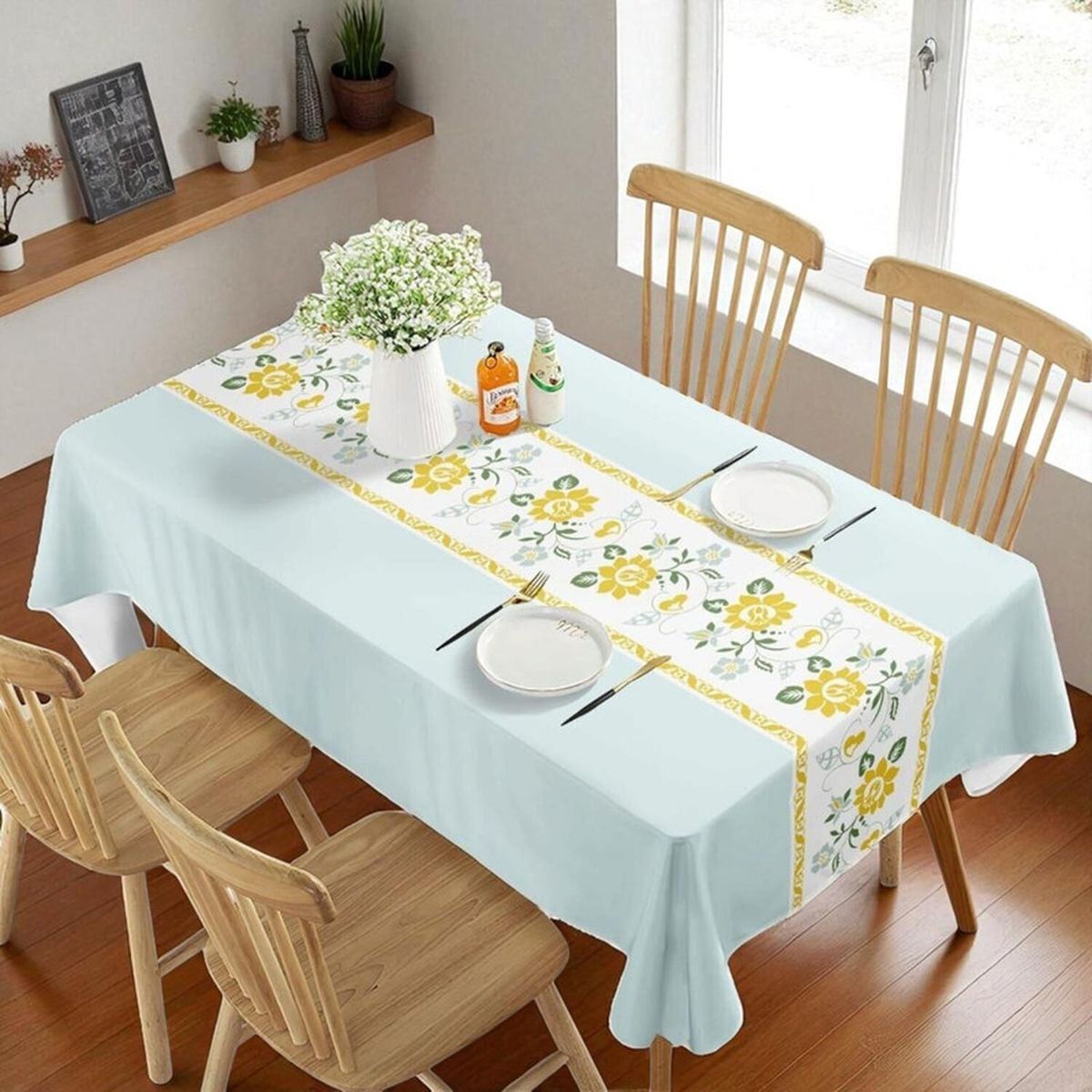 GENERICO - Mantel De Mesa Rectangular 140cm X 220cm Impermeable - Multicolor