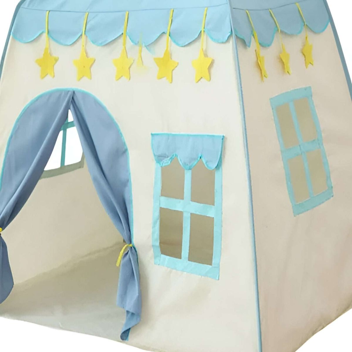 GENERICO - CARPA DE NIÑO CON FORMA DE CASA CELESTE
