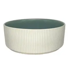 GENERICO - Pack 2 Plato Bowl Sopero Hogar Lineas 6x16cm Beige