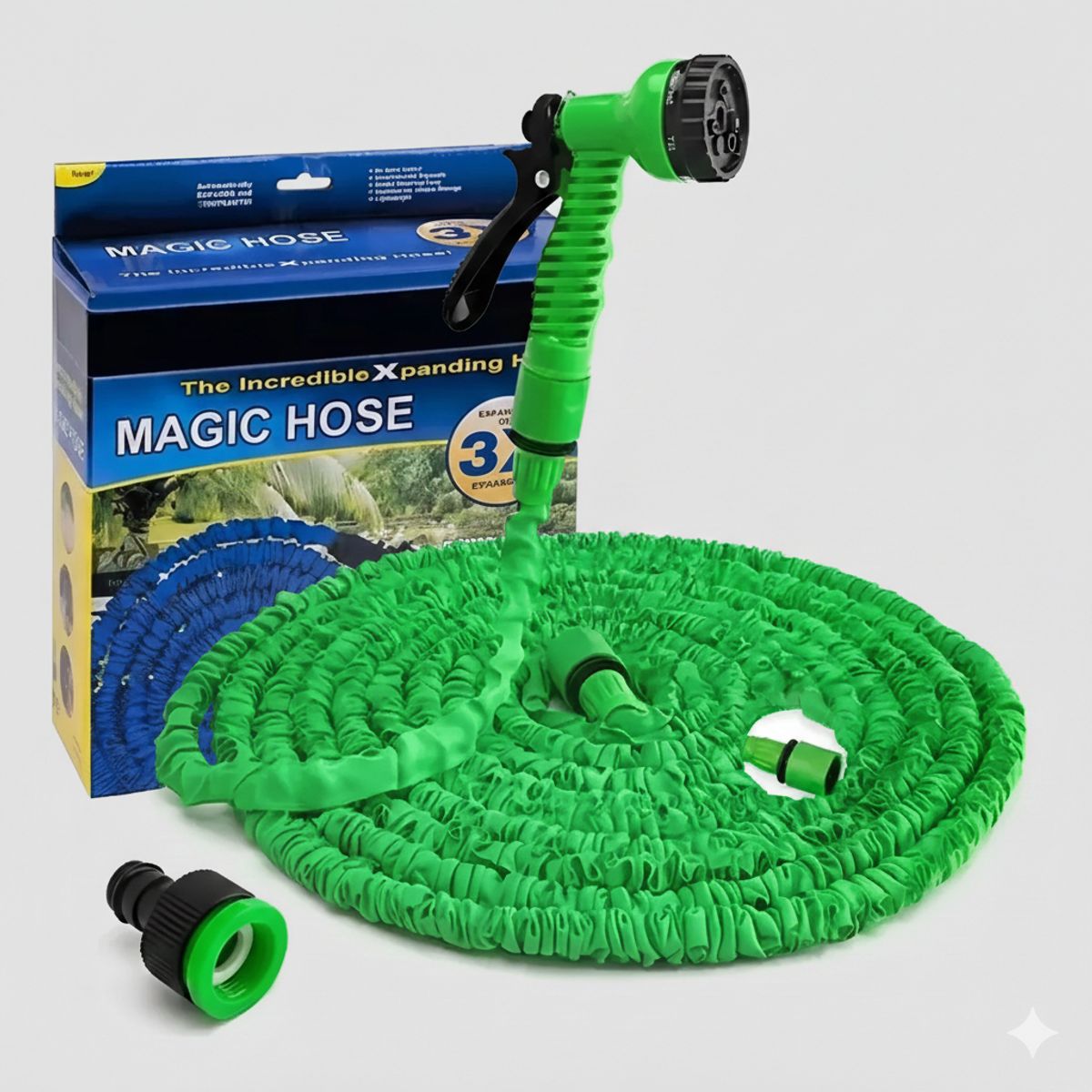 MOVI - Manguera Expansible Hasta 22.5 Metros con Rociador de 7 Funciones – Flexible, Resistente y Compacta