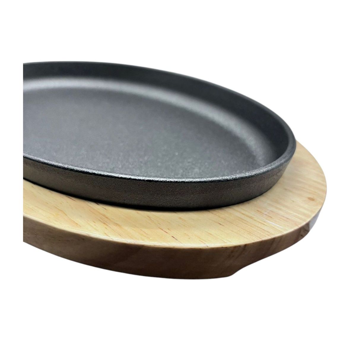 OEM - Bandeja Tabla Placa Para Carnes Con Base Bambu M3 Negro