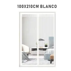 OEM - Malla Mosquitera Cortina Con Cierre De Iman 100x210cm