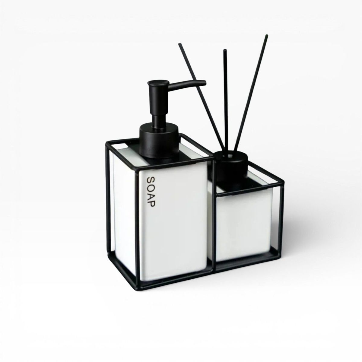 OEM - Set De Baño 2 Piezas Dispensador Y Aromatizador