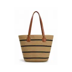 KIBOU - Cartera Bolso Tejido Playa Verano Mujer Isidora