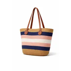 KIBOU - Cartera Bolso Tejido Playa Verano Mujer Isidora