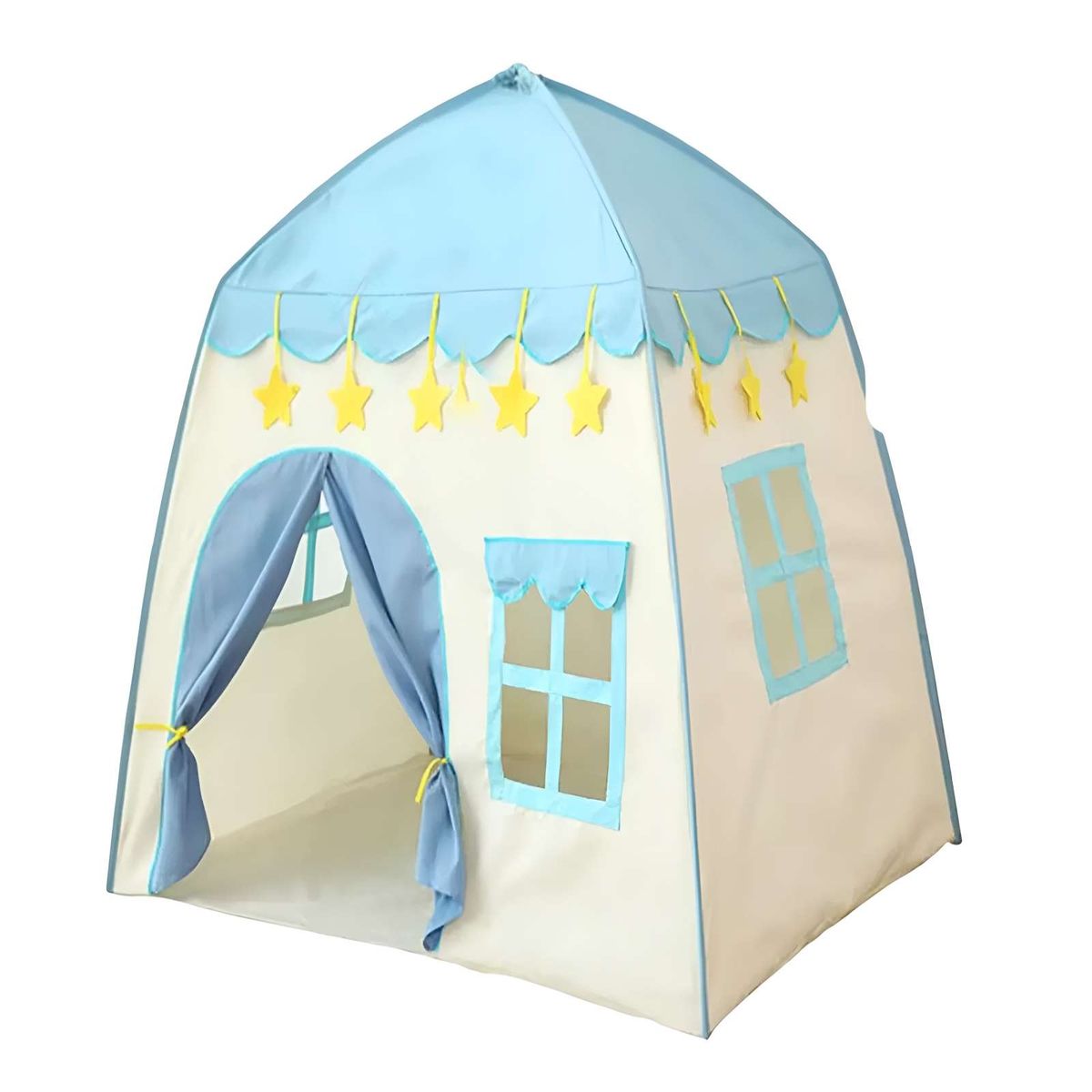 GENERICO - CARPA INFANTIL CON FORMA DE CASA CELESTE