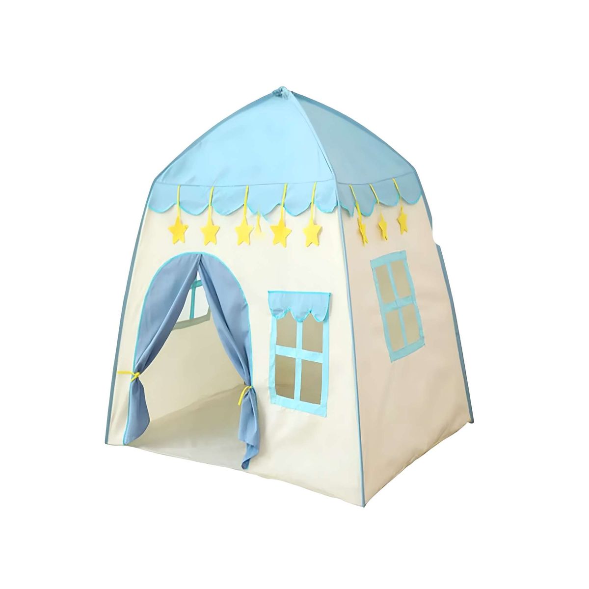 GENERICO - CARPA INFANTIL CON FORMA DE CASA CELESTE