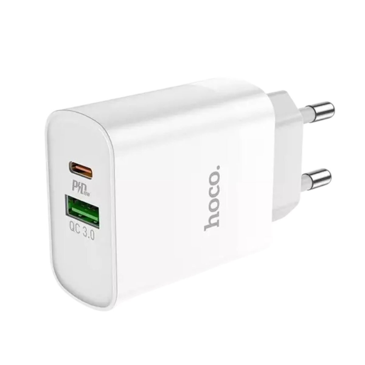 HOCO - Cargador Rápido Dual Hoco 20W PD USB-C + USB